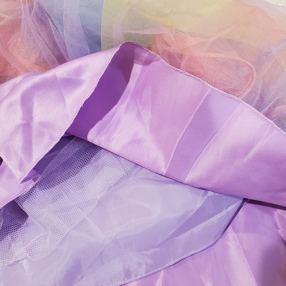 Rainbow Flower Princess Fairy Dress - Picture 5 of 7